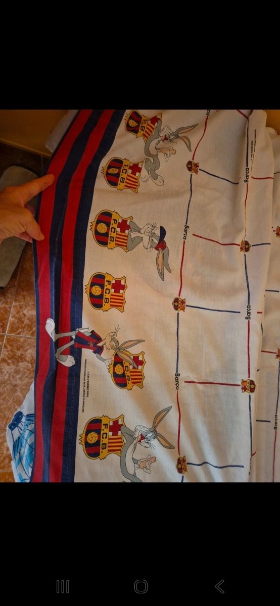 Lenzuola FC Barcelona Bugs Bunny 90 cm