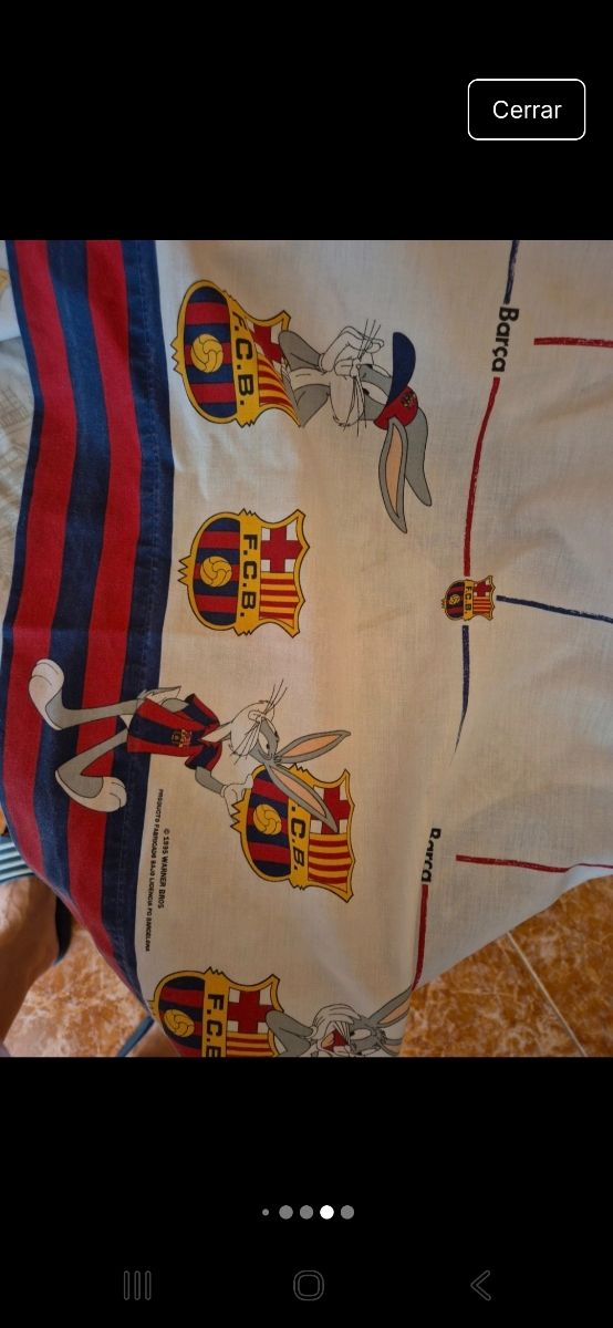 Lenzuola FC Barcelona Bugs Bunny 90 cm