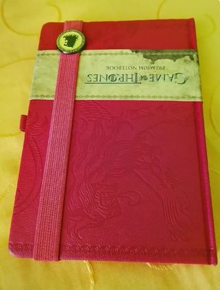 ¡NUEVO! Cuaderno JUEGO DE TRONOS Lannister