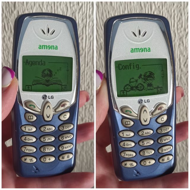 Móvil LG B1200 - Móvil teclas azul funcionando