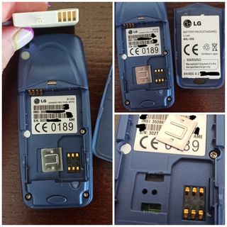 Móvil LG B1200 - Móvil teclas azul funcionando