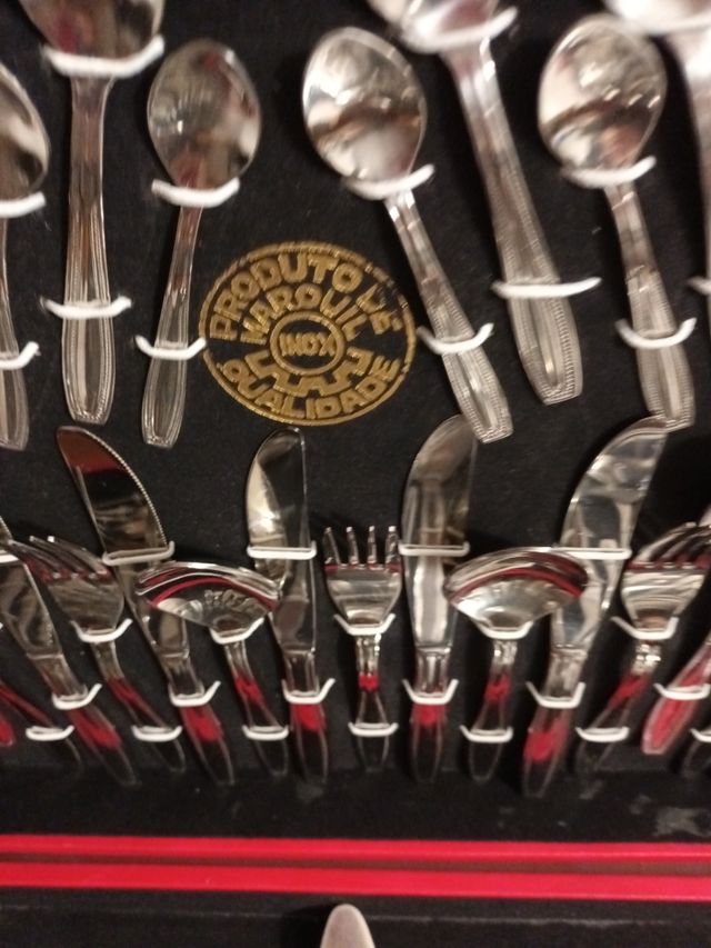 Cubertería 87 piezas acero inoxidable