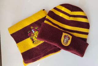 Gorro y bufanda Gryffindor