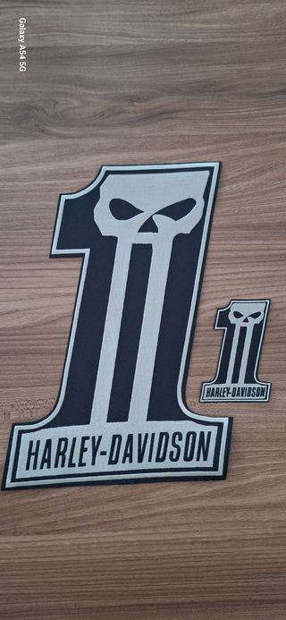 2 patch Harley Davidson n.1