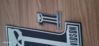 2 patch Harley Davidson n.1