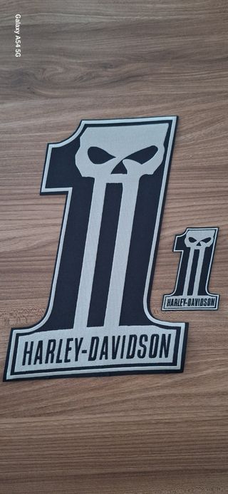 2 patch Harley Davidson n.1