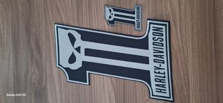 2 patch Harley Davidson n.1