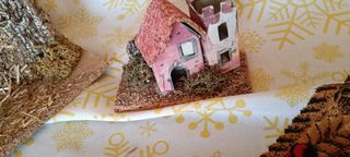 Presepe in legno rustico