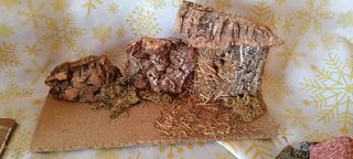 Presepe in legno rustico