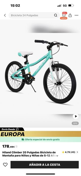 Bicicleta Infantil 20" Hiland
