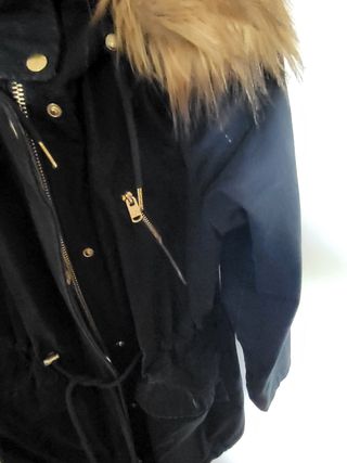Parka Pull&Bear negra 