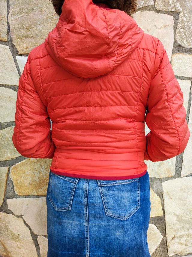 Cazadora Quechua roja/naranja