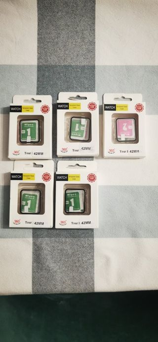 Protectores Apple Watch 42mm - 6 uds