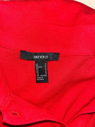 Polo rojo Forever 21 - Talla S
