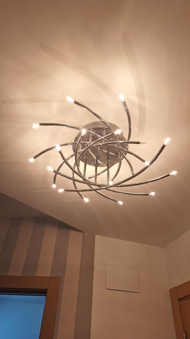 Lámpara techo moderna metal