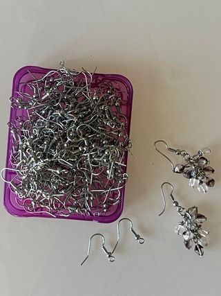 100 Ganci in metallo per Orecchini
