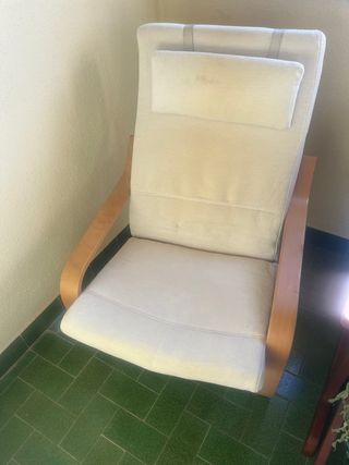 Sillón Ikea blanco relax