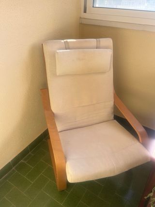 Sillón Ikea blanco relax
