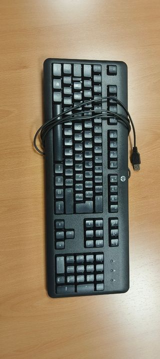 Teclado HP KU-1156 - USB - Negro