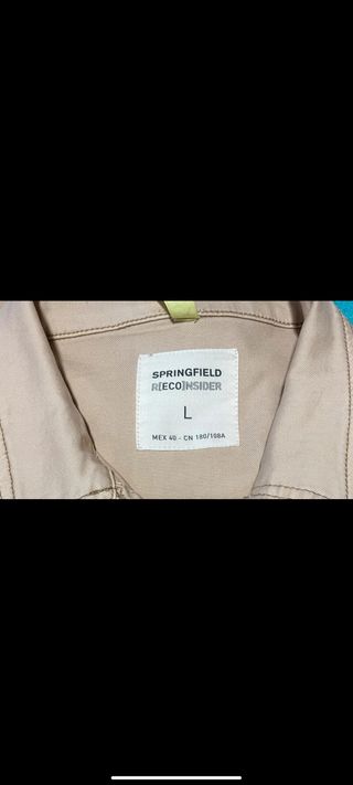 Chaqueta Springfield beige - Talla L