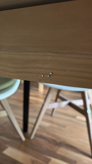 Mesa redonda Truewood - Madera y metal