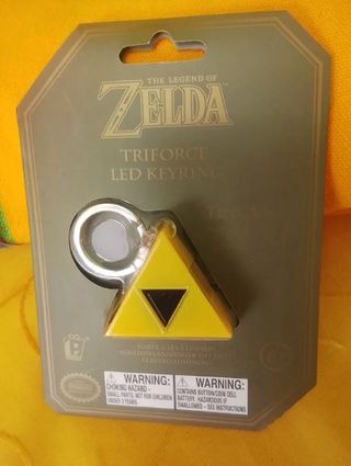 Llavero LED Triforce Zelda Videojuego