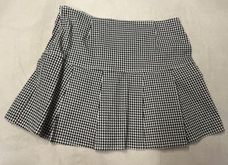 Falda Zara - Cuadros Blanco&Negro M