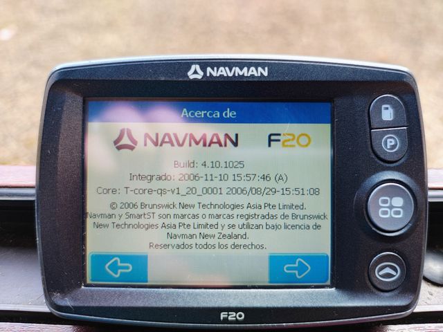 GPS NAVMAN F20 - Navegador