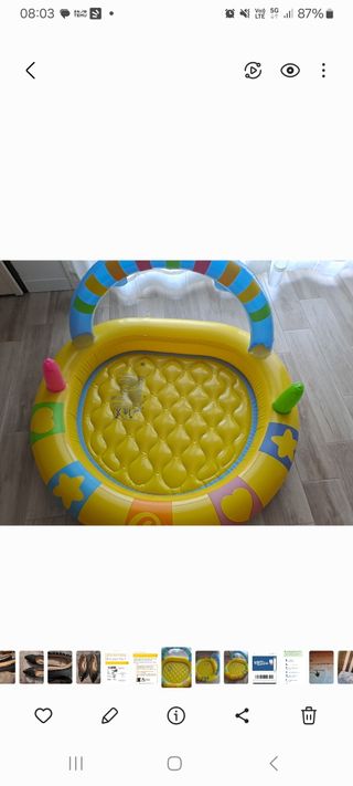 Piscinetta gonfiabile bimbi 110cm