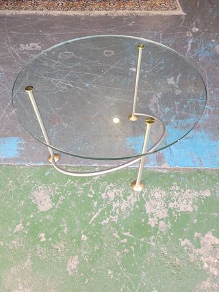 MESA DE CENTRO DE CRISTAL