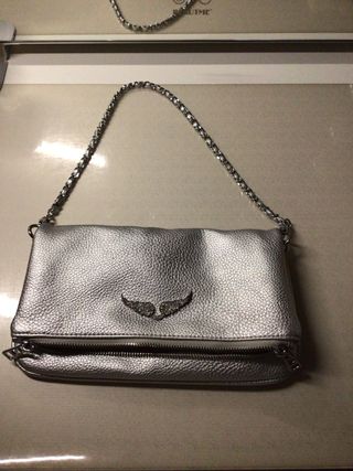 Bolso ZADIG & Voltaire plateado