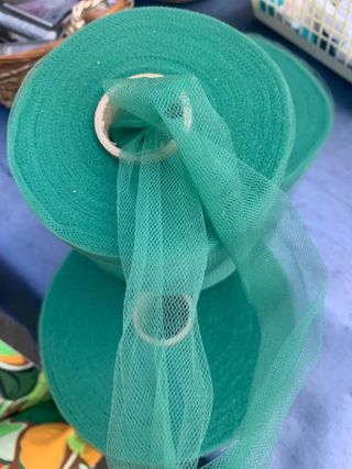 3 Rotoli Tulle Verde