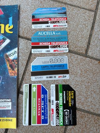 Set schede telefoniche