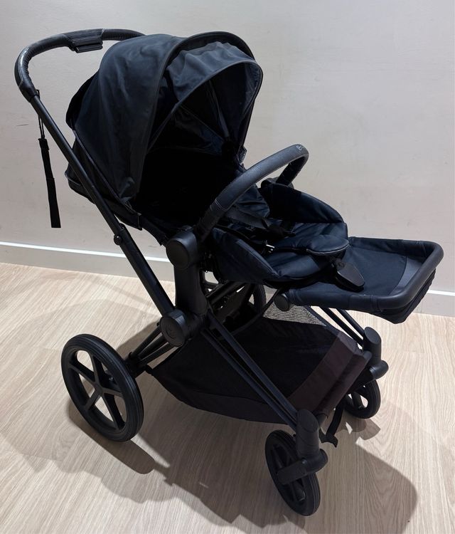 Cochecito Cybex Priam Negro 3 piezas