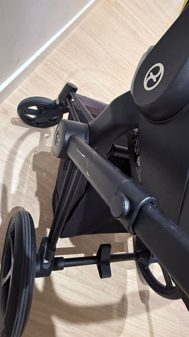Cochecito Cybex Priam Negro 3 piezas