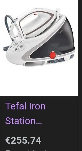 Estación de vapor Tefal GV 8335 Pro Express Turbo