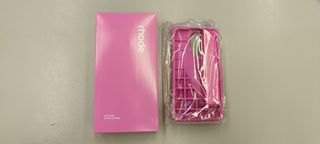 Funda Iphone Rhode rosa + pintalabios. NUEVO