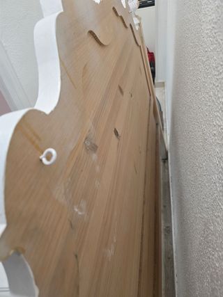 Cabecero + 2 mesillas blancas