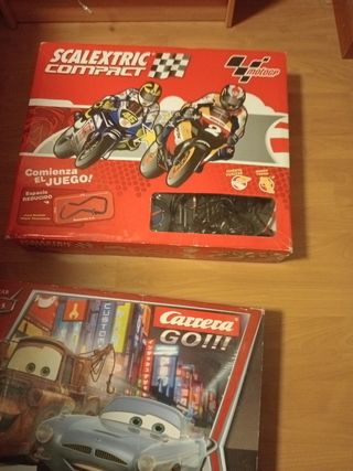 Scalextric Coche circuito ,2 cajas escalextric
