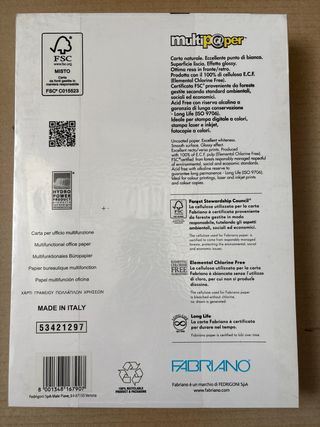Carta Fabriano Multipaper A4 - 250 fogli