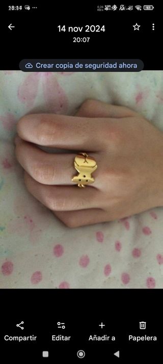 Collar y colgante Tous vermeill rosado