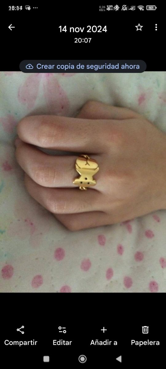 Collar y colgante Tous vermeill rosado