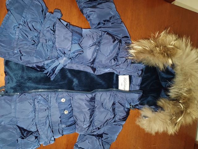 Giubbotto bimba , caldo e soffice 18 mesi