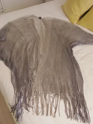 Pareo playa rejilla plata - Catflan