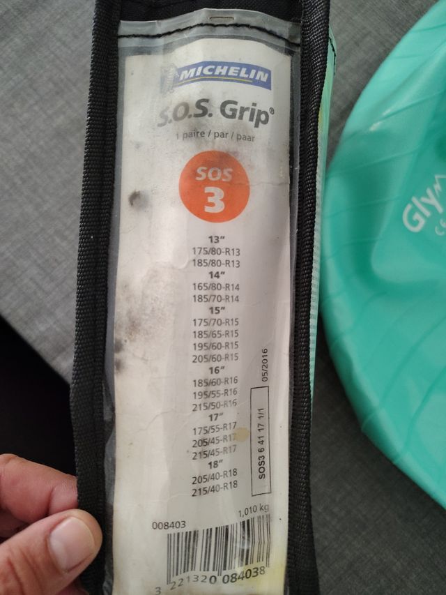 Michelin S.O.S. Grip 3 - Cadenas Nieve
NUNCA USADA