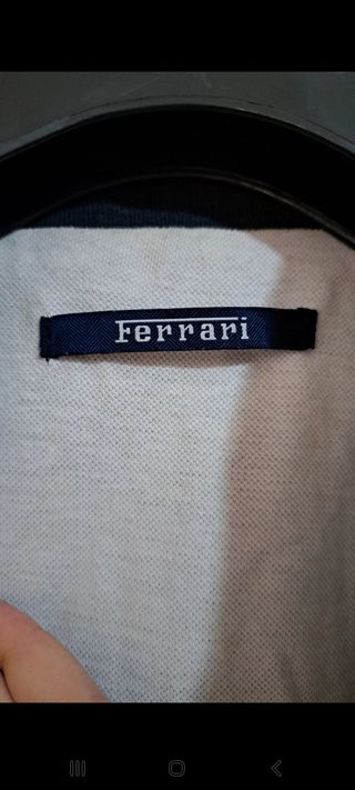 Giubbino Ferrari blu tg unica