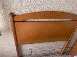 Cabecero cama individual madera