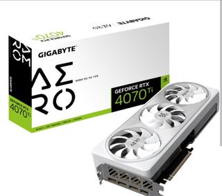 Gigabyte Nvidia RTX 4070TI Aero bianca perfetta
