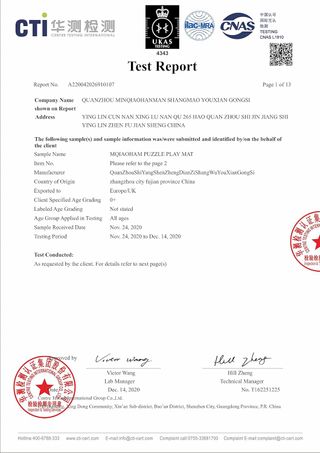 Alfombra bebé EVA 8 piezas