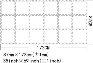 Alfombra bebé EVA 8 piezas
